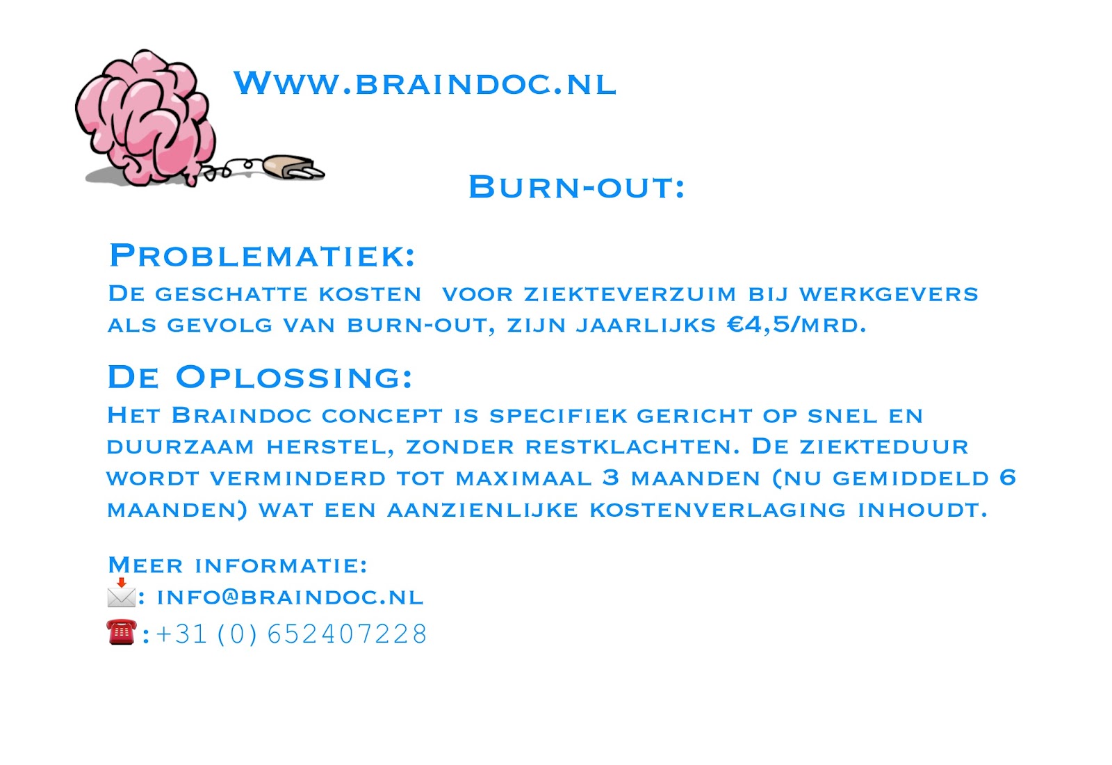 Braindoc Centrum voor Neurofeedback salon in Zoetermeer